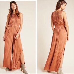 Anthropologie Pleated Jumpsuit S